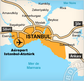 Plan de l'aéroport de Istanbul