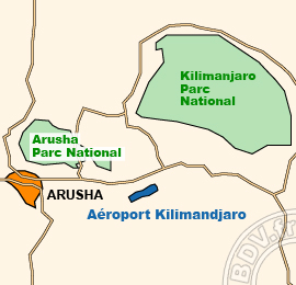 Plan de lAéroport Kilimandjaro