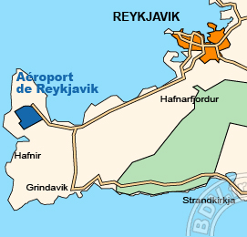 Plan de lAéroport international de Keflavik
