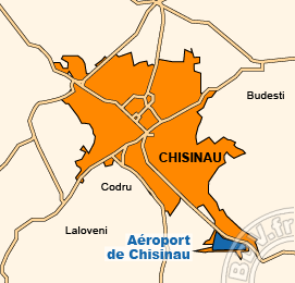 Plan de lAéroport international de Chisinau