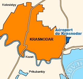 Plan de lAéroport international de Krasnodar