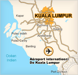 Plan de l'aéroport de Kuala Lumpur
