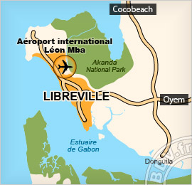 Plan de l'aéroport de Libreville