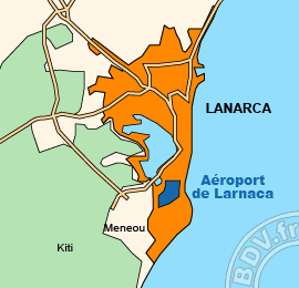 Plan de lAéroport de Larnaca