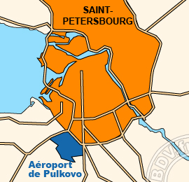 Plan de lAéroport de Pulkovo