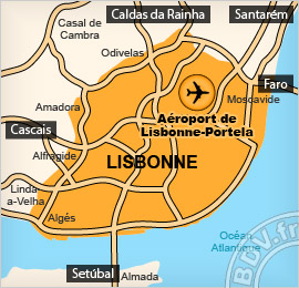 Plan de l'aéroport de Lisbonne