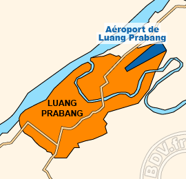 Plan de lAéroport de Luang Prabang