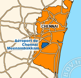 Plan de lAéroport de Chennai Meenambakkam