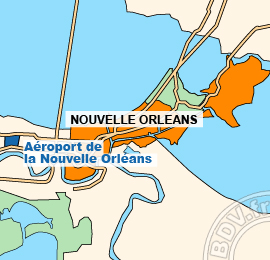 Plan de lAéroport de la Nouvelle Orléans