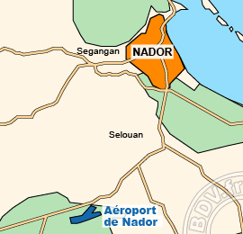 Plan de lAéroport international de Nador