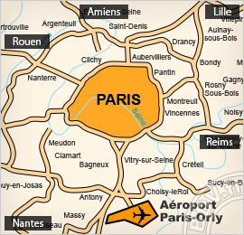 Plan de l'aéroport de Paris