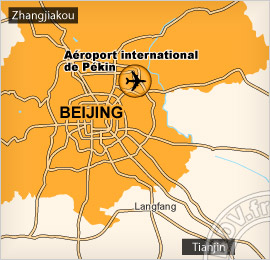 Plan de l'aéroport de Pekin