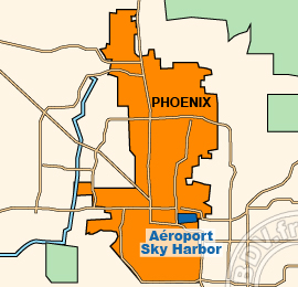 Plan de lAéroport Sky Harbor