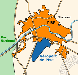 Plan de lAéroport Galileo Galilei