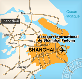 Plan de lAéroport international de Shanghai Pudong