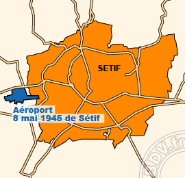 Plan de lAéroport 8 mai 1945 de Sétif