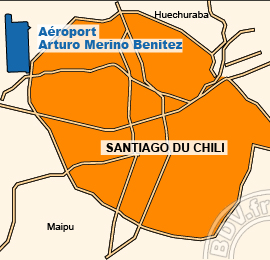 Plan de lAéroport Arturo Merino Benitez