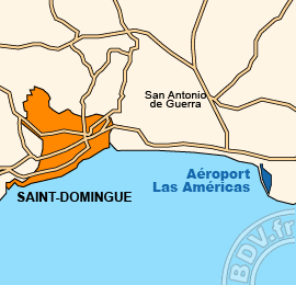 Plan de lAéroport Las Américas