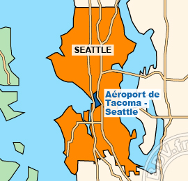 Plan de lAéroport de Tacoma - Seattle