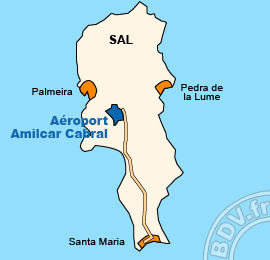 Plan de lAéroport international Amilcar Cabral