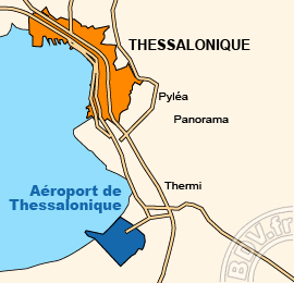 Plan de lAéroport de Makedonia - Thessaloniki