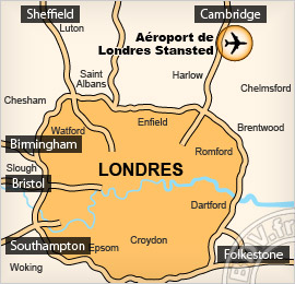 Plan de lAéroport de Stansted - London