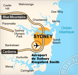 Plan de lAéroport Kingsford Smith - Sydney