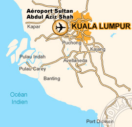 Plan de l'aéroport de Kuala Lumpur