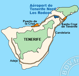 Plan de lAéroport de Tenerife Nord - Los Rodeos