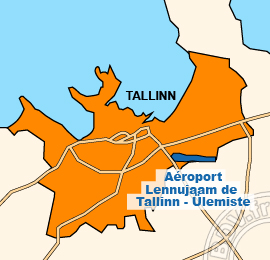 Plan de lAéroport Lennujaam de Tallinn - Ülemiste