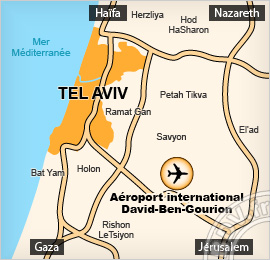 Plan de l'aéroport de Tel-Aviv