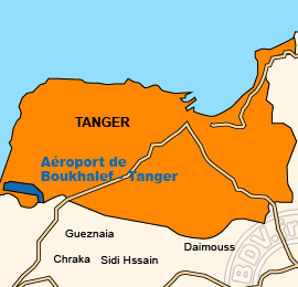 Plan de l'Aéroport de Boukhalef - Tanger