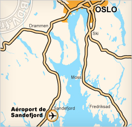 Plan de l'aéroport de Oslo