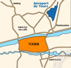 Plan de lAéroport de Tours - Val de Loire