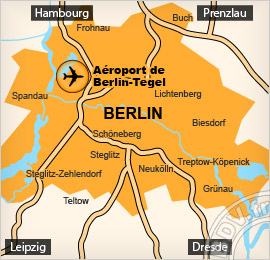 Plan de lAéroport de Tegel - Berlin