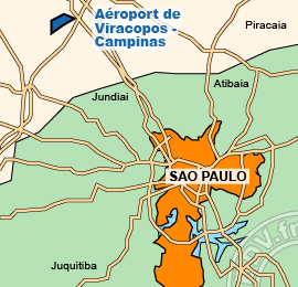 Plan de lAéroport international de Viracopos - Campinas
