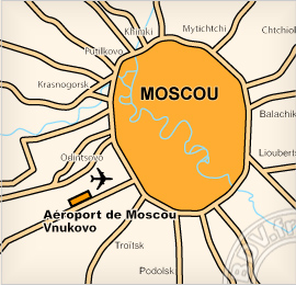 Plan de lAéroport de Vnukovo