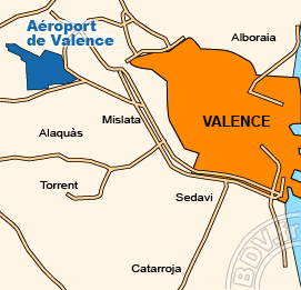 Plan de lAéroport de Valence