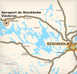 Plan de l'aéroport de Stockholm