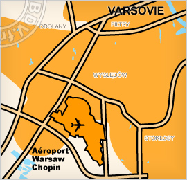 Plan de l'Aéroport Okecie - Varsovie