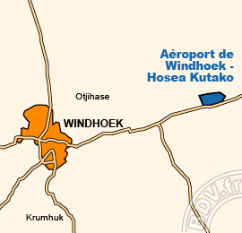 Plan de lAéroport de Windhoek - Hosea Kutako