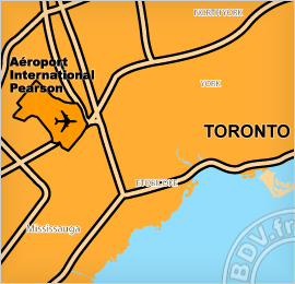 Plan de lAéroport de Toronto - Lester B. Pearson