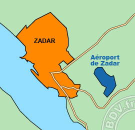 Plan de lAéroport de Zadar