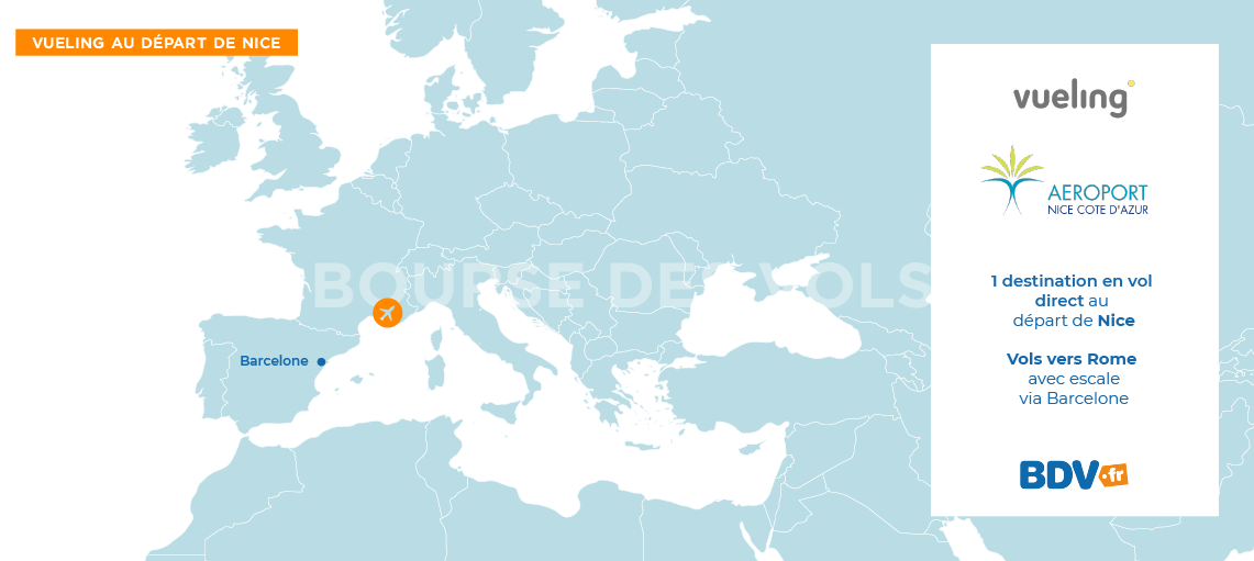 Destinations Vueling-airlines départ Nice