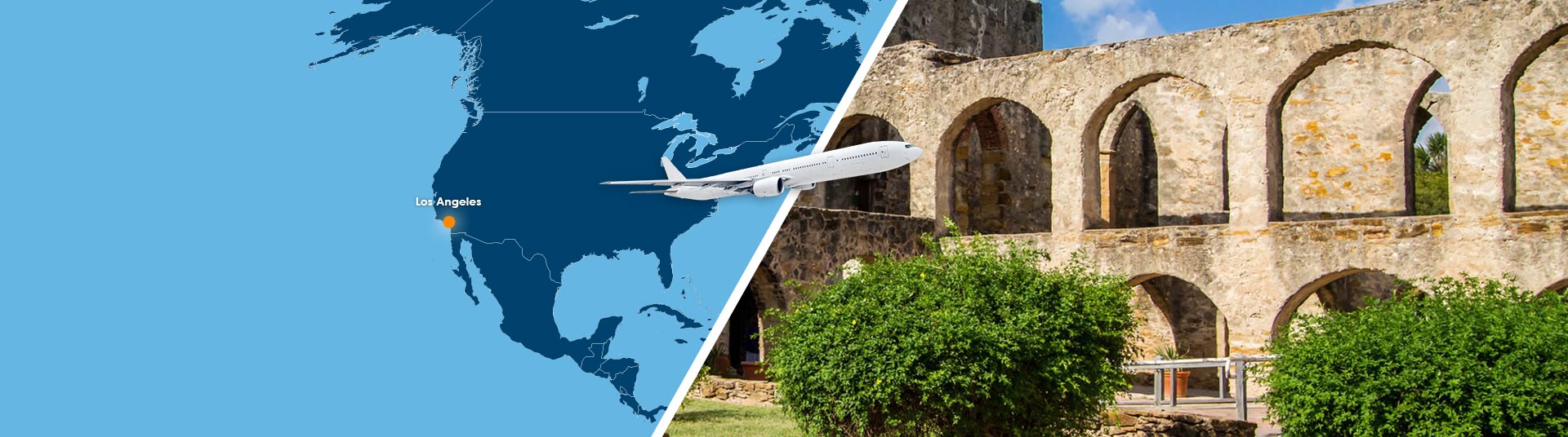 Vol Los Angeles San Antonio Etats Unis