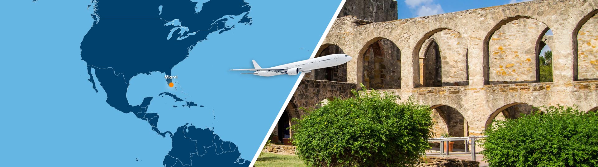 Vol Miami San Antonio Etats Unis