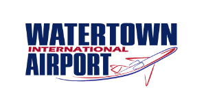 Logo de lAéroport international de Watertown