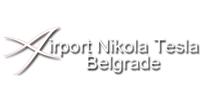 Logo de lAéroport Nikola Tesla de Belgrade