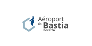 Logo de lAéroport de Poretta - Bastia