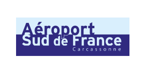 Logo de lAéroport de Carcassonne en Pays Cathare